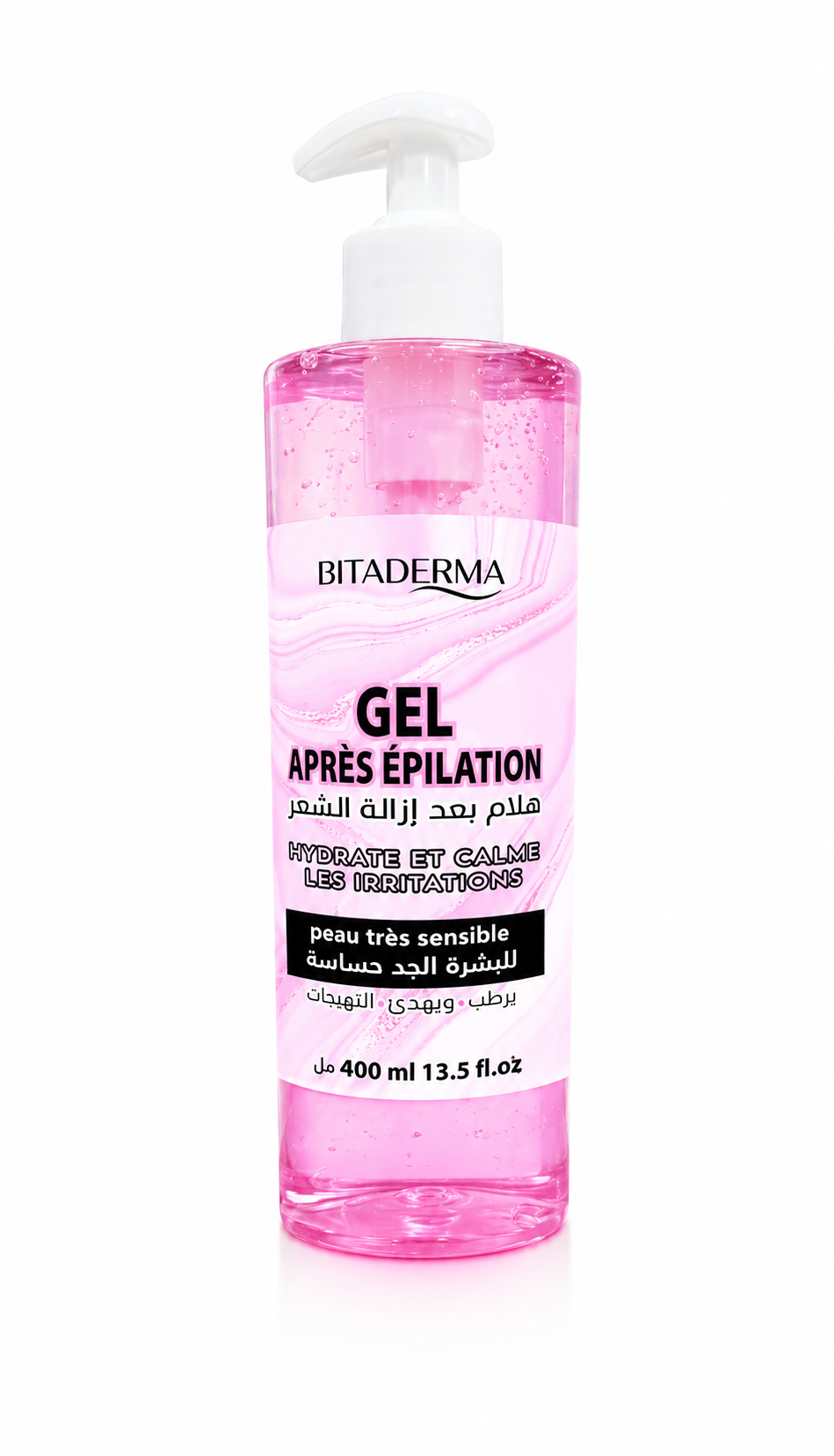 Gel Après-Épilation Bitaderma – Hydrate & Apaise les Irritations – Peaux Très Sensibles – 400 ml